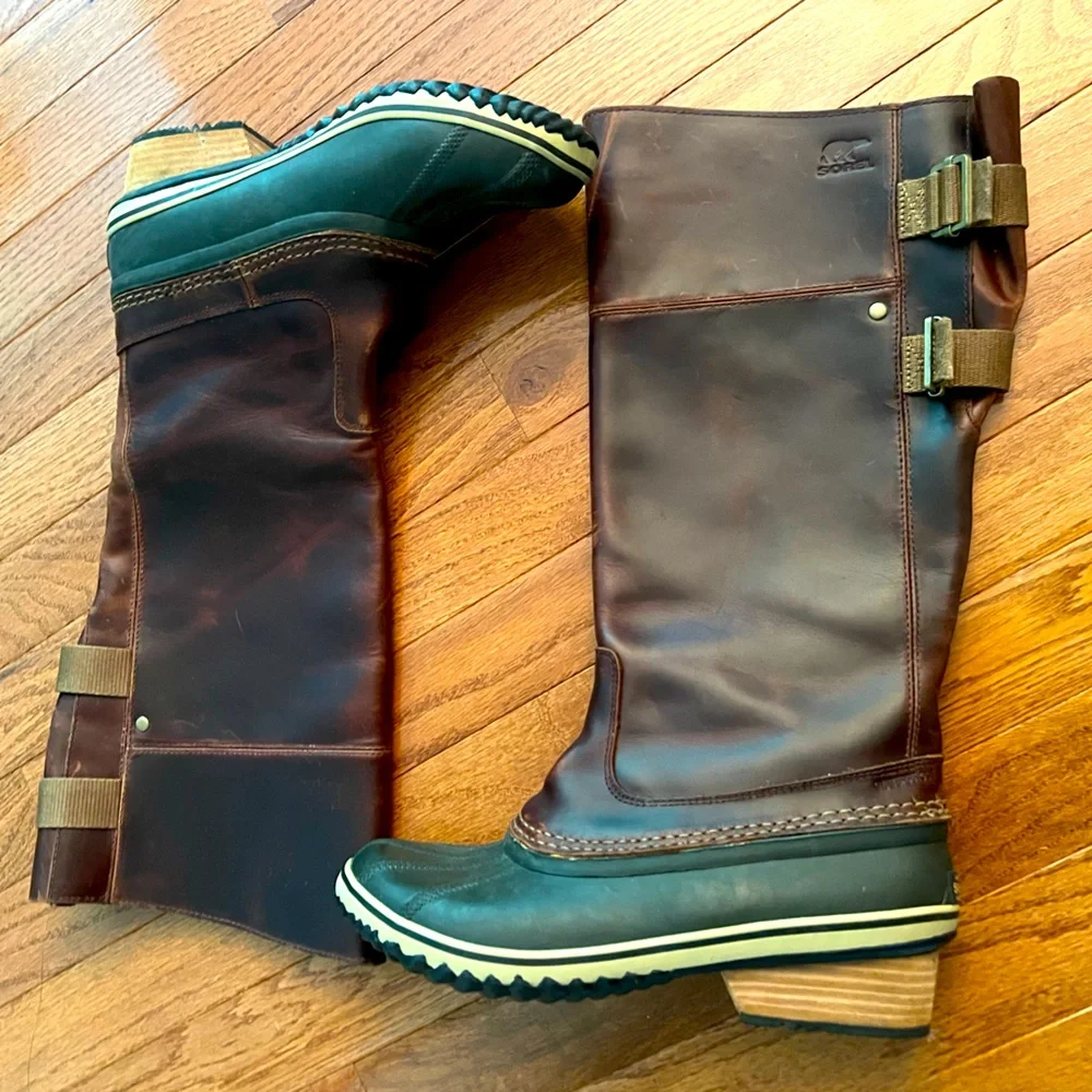 Sorel New Slimpack Waterproof equestrian tall II  waterproof l boots size 9.5